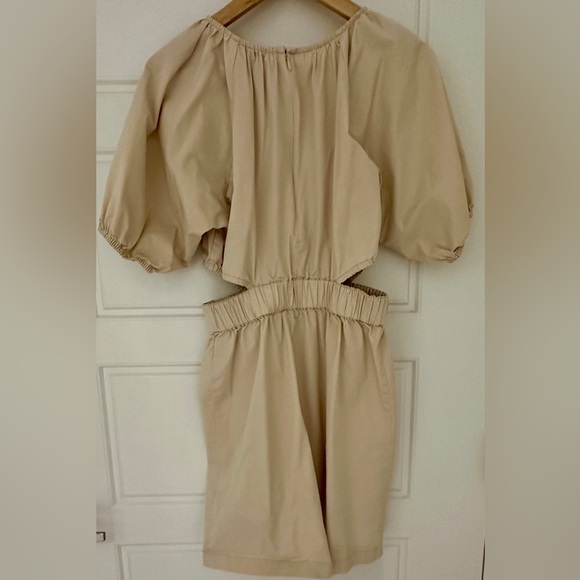 J.Crew Puff-Sleeve Cutout Mini Dress NWOT Size 4 - Picture 8 of 9